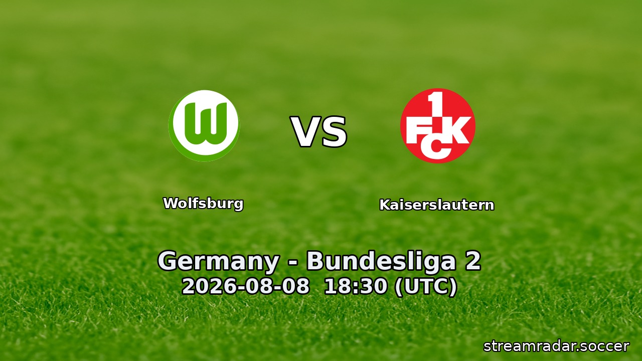 Wolfsburg vs Kaiserslautern