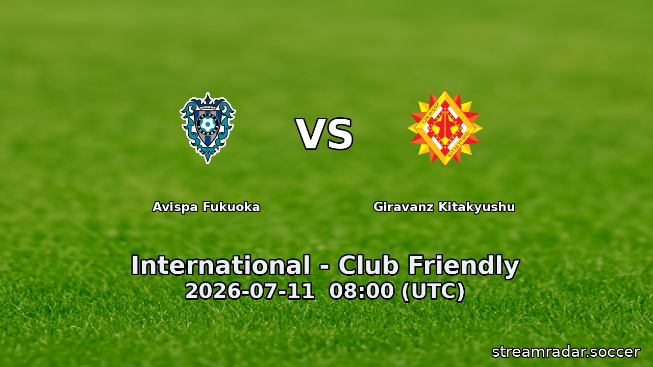 Avispa Fukuoka vs Giravanz Kitakyushu
