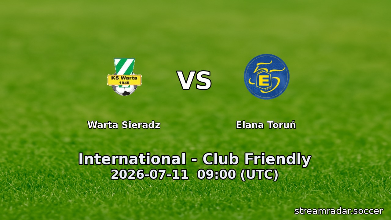 Warta Sieradz vs Elana Toruń