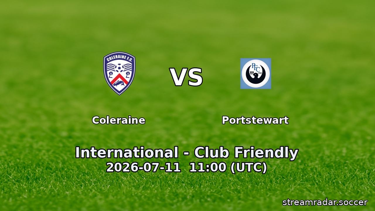 Coleraine vs Portstewart