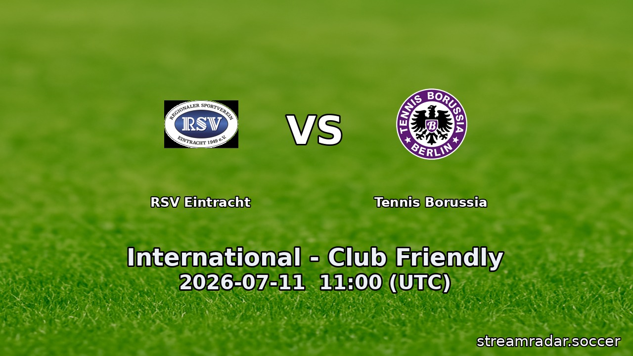 RSV Eintracht vs Tennis Borussia