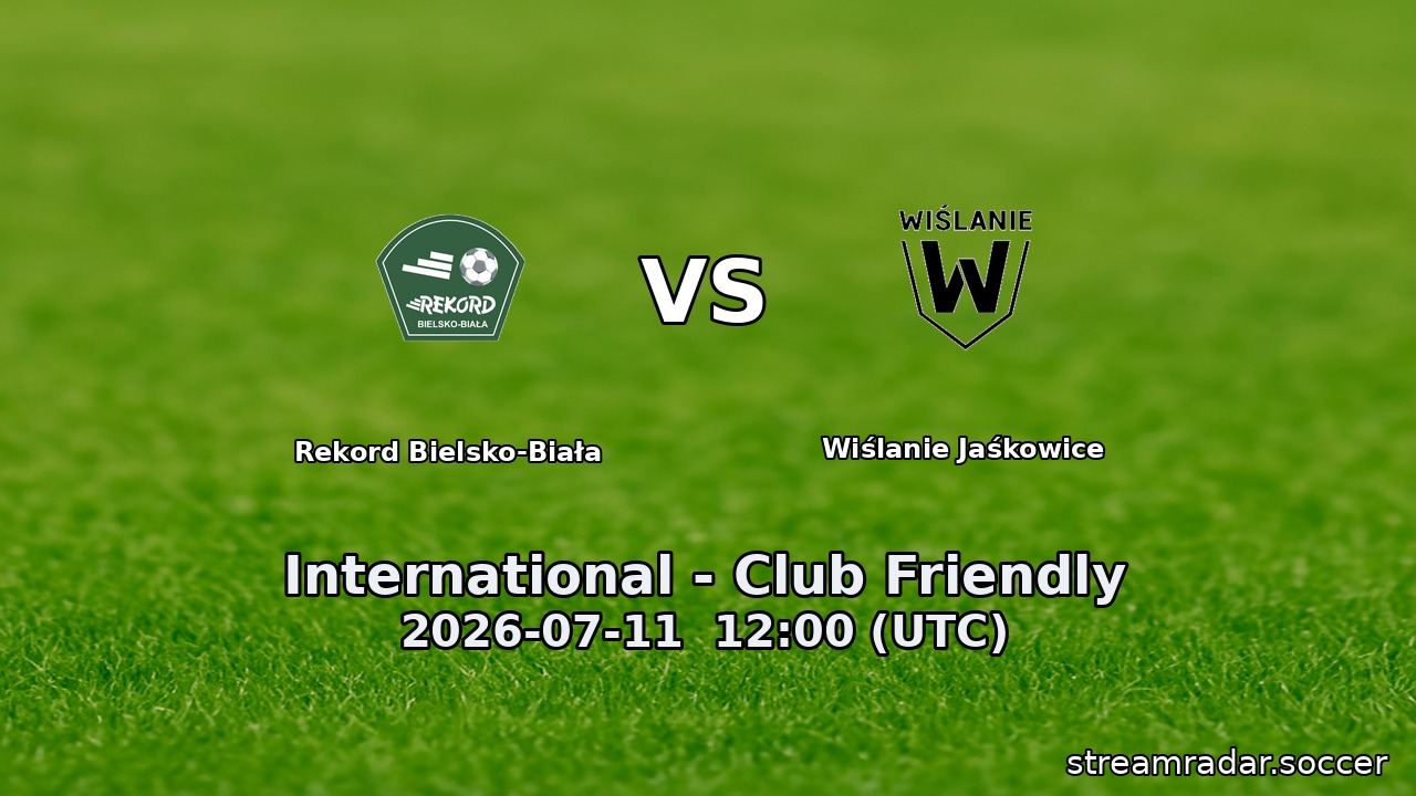 Rekord Bielsko-Biała vs Wiślanie Jaśkowice