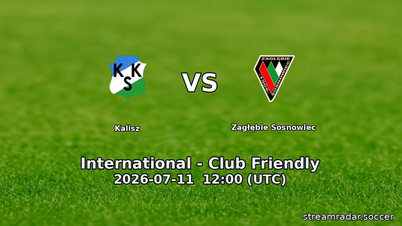 Kalisz vs Zagłębie Sosnowiec