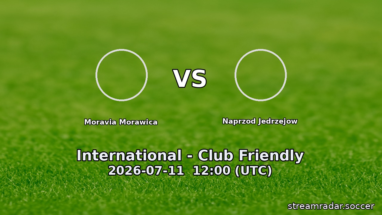Moravia Morawica vs Naprzod Jedrzejow