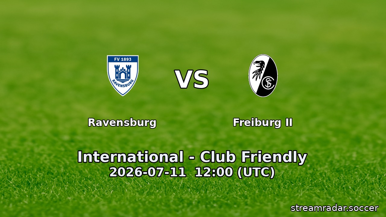Ravensburg vs Freiburg II