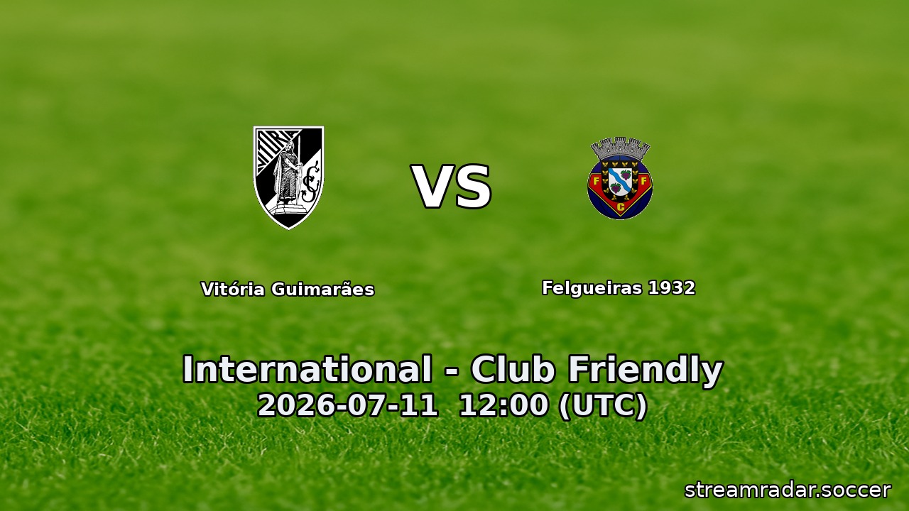 Vitória Guimarães vs Felgueiras 1932