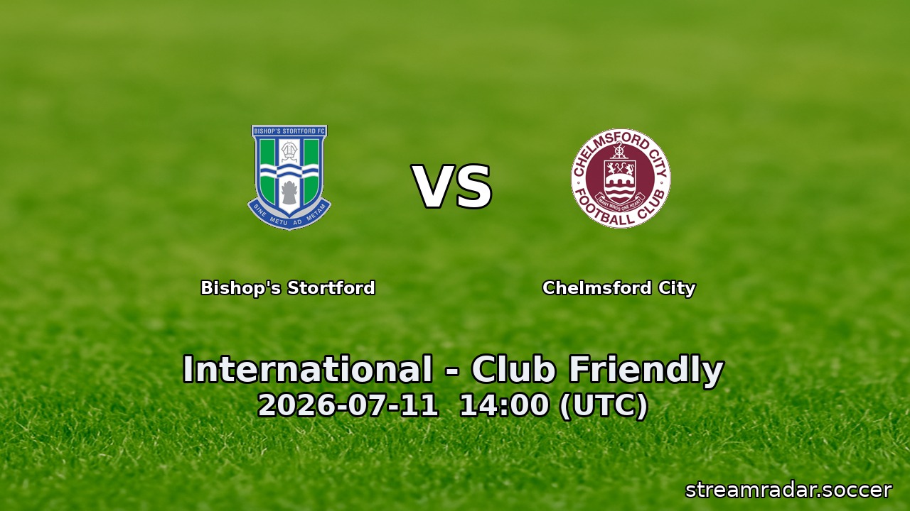 Bishop's Stortford vs Chelmsford City