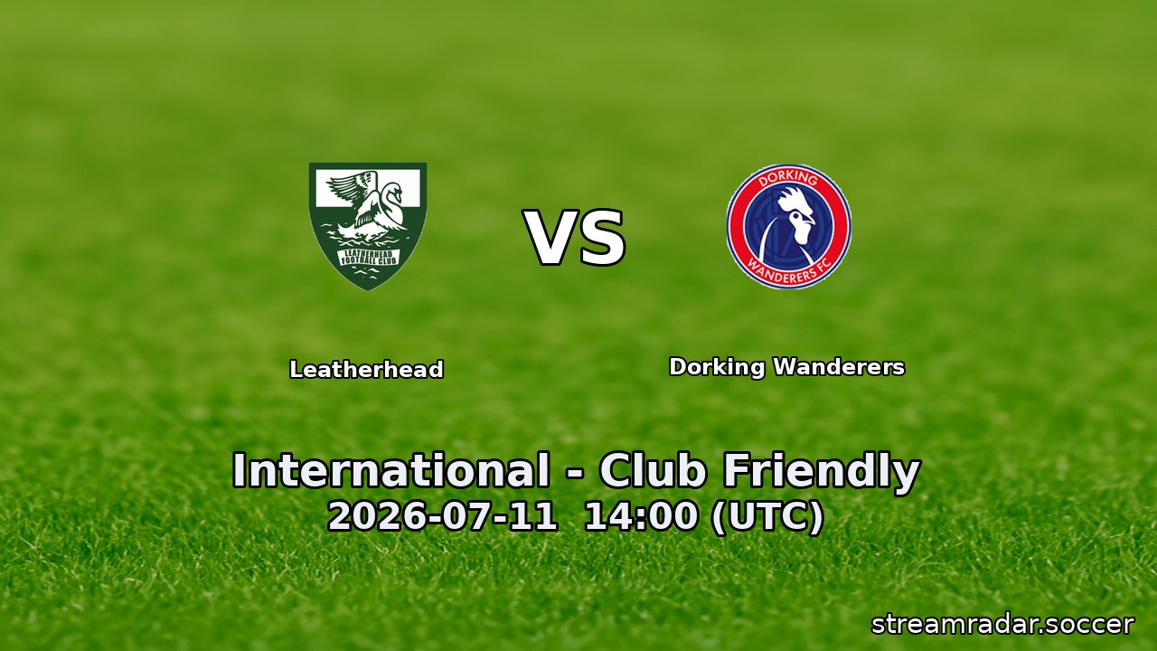 Leatherhead vs Dorking Wanderers