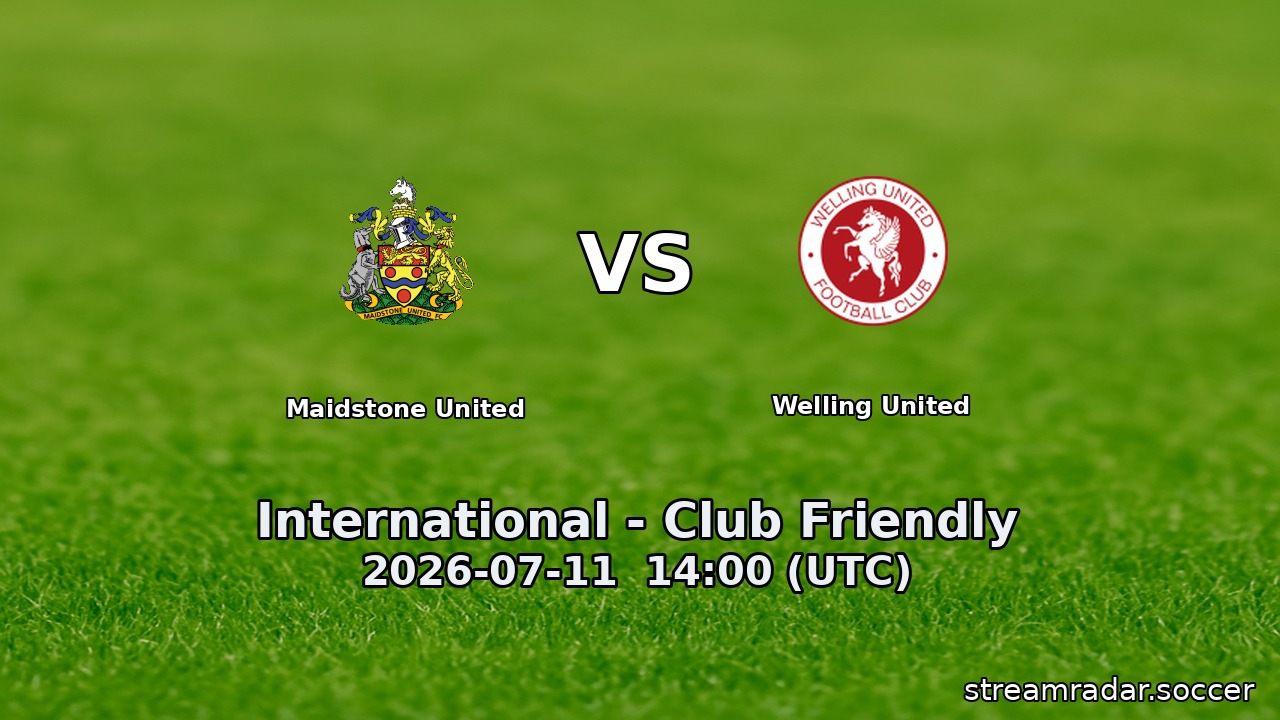 Maidstone United vs Welling United