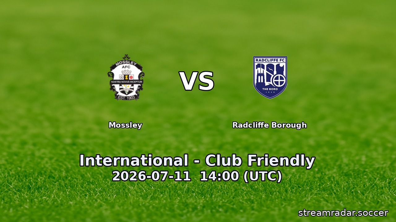 Mossley vs Radcliffe Borough