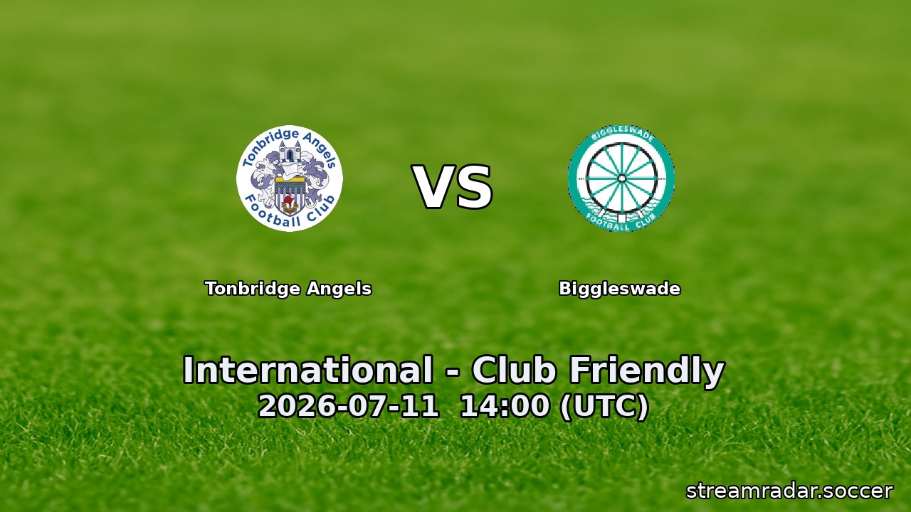 Tonbridge Angels vs Biggleswade