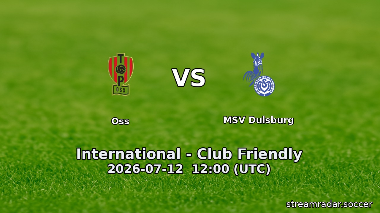 Oss vs MSV Duisburg