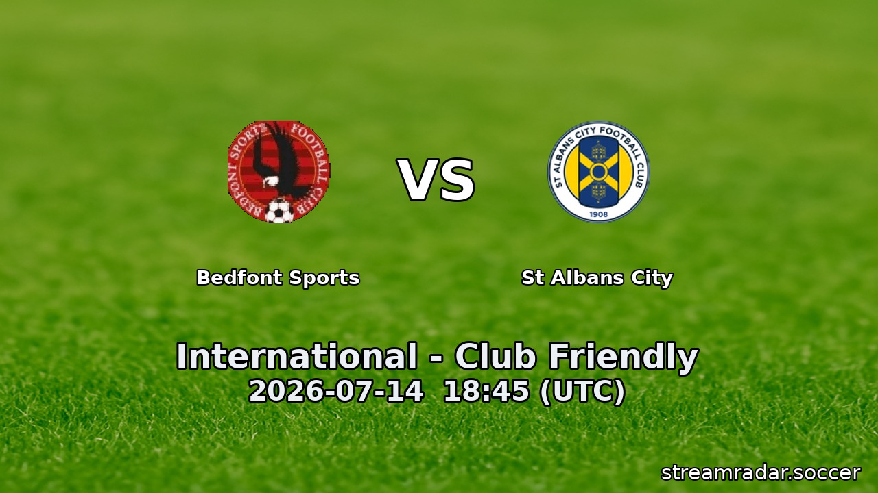 Bedfont Sports vs St Albans City