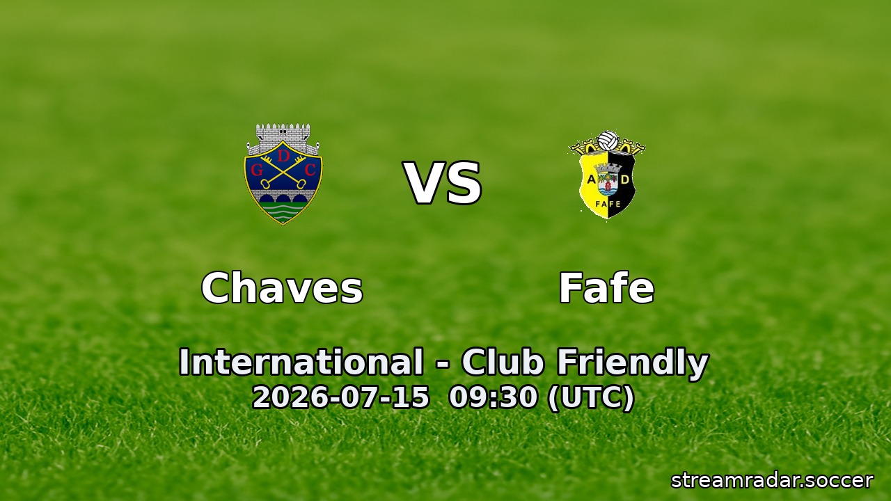 Chaves vs Fafe