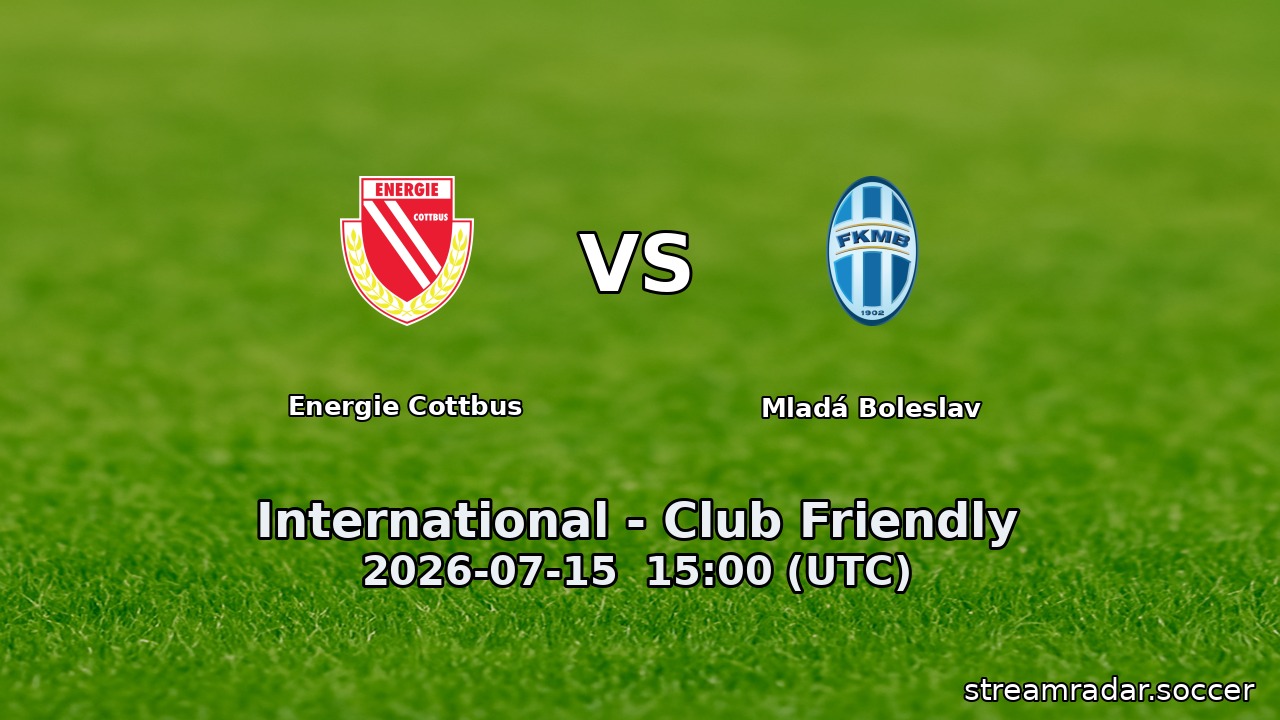 Energie Cottbus vs Mladá Boleslav