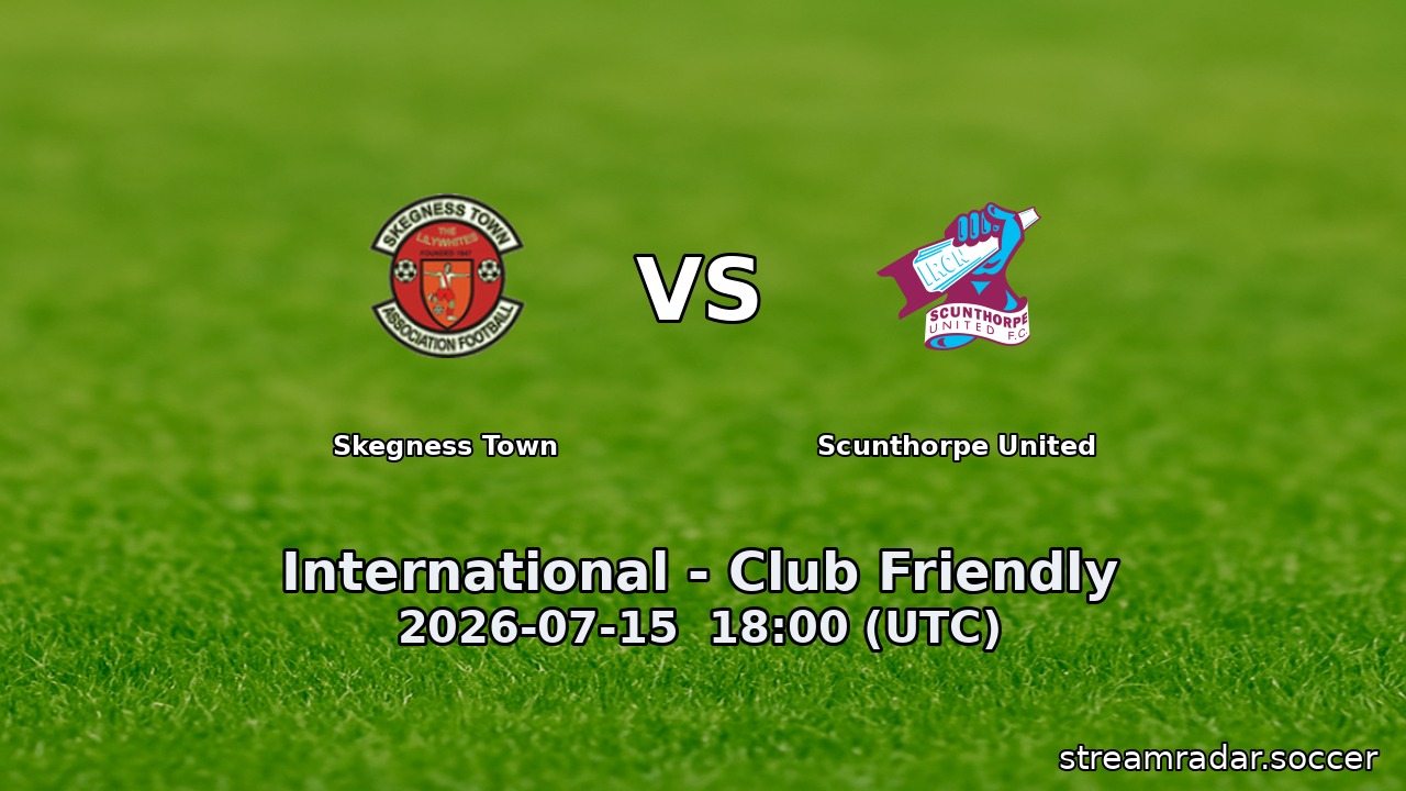Skegness Town vs Scunthorpe United