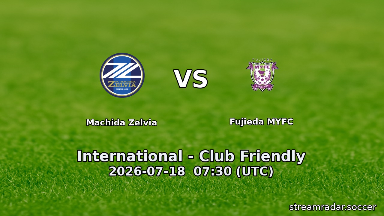 Machida Zelvia vs Fujieda MYFC