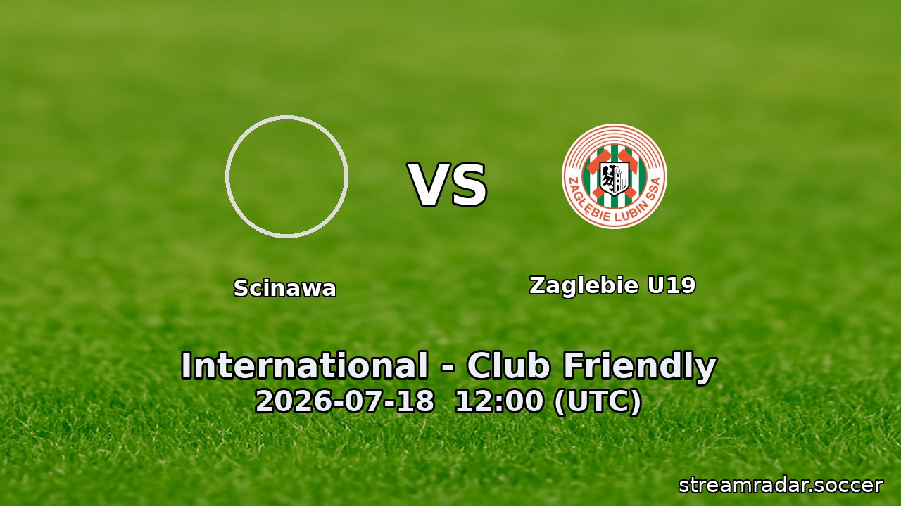 Scinawa vs Zaglebie U19