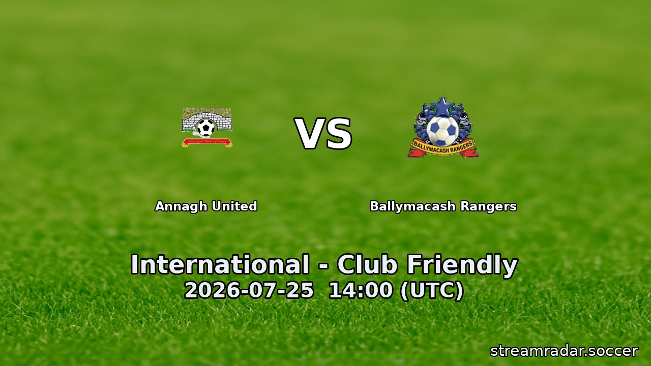Annagh United vs Ballymacash Rangers