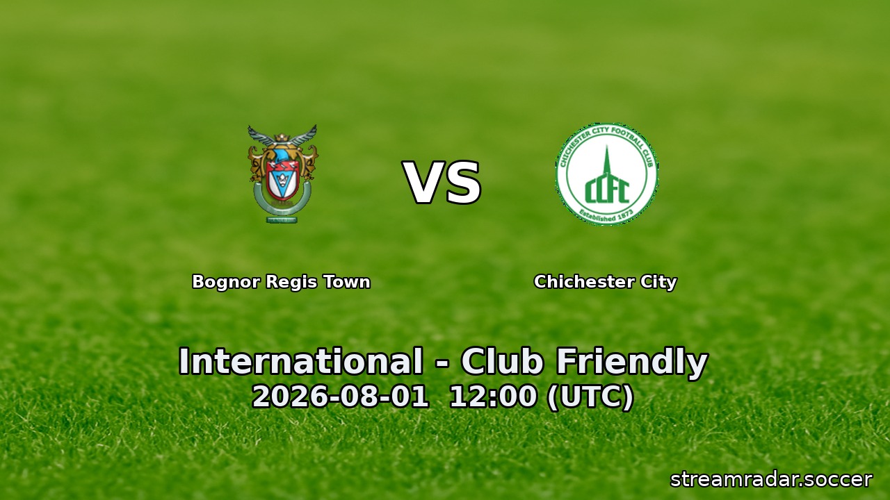 Bognor Regis Town vs Chichester City