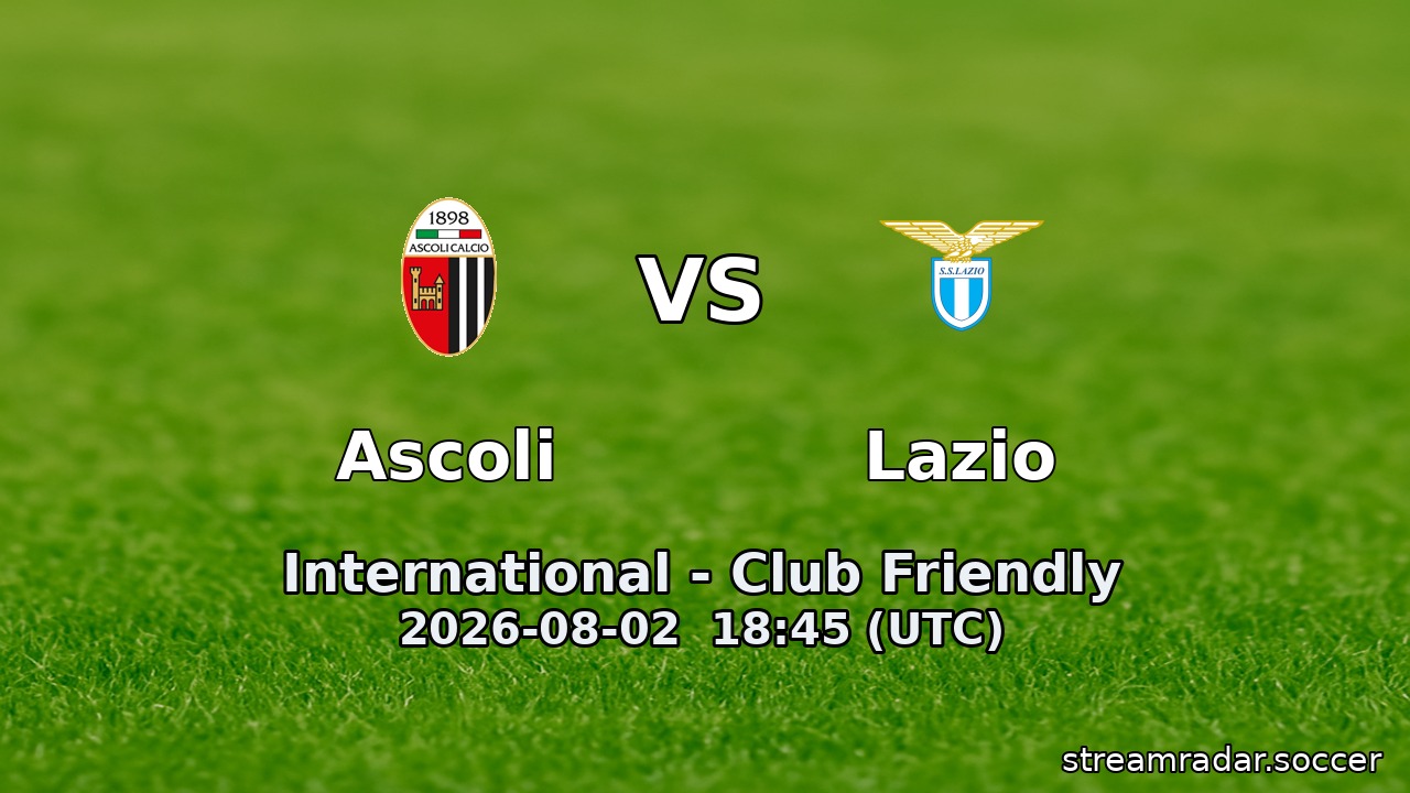 Ascoli vs Lazio