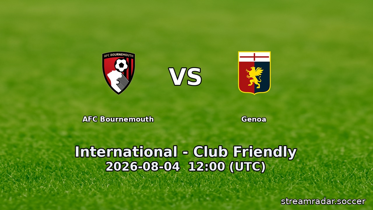 AFC Bournemouth vs Genoa
