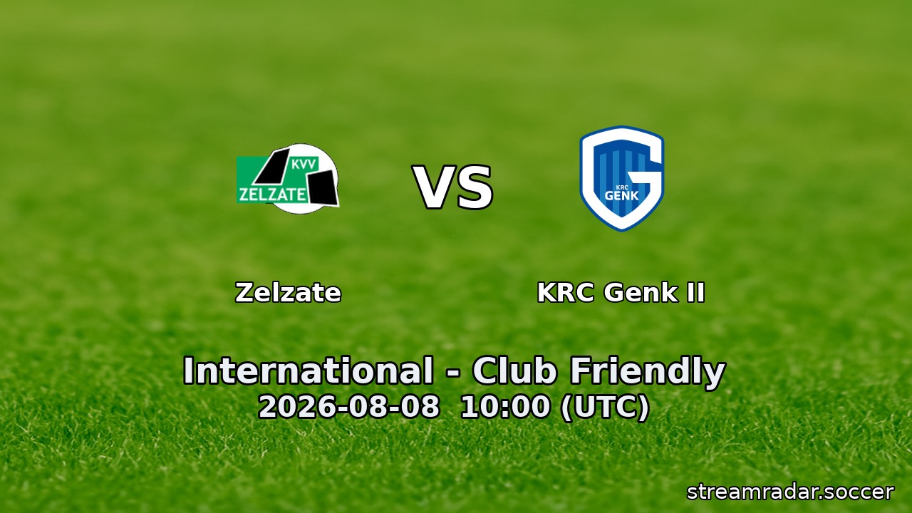 Zelzate vs KRC Genk II