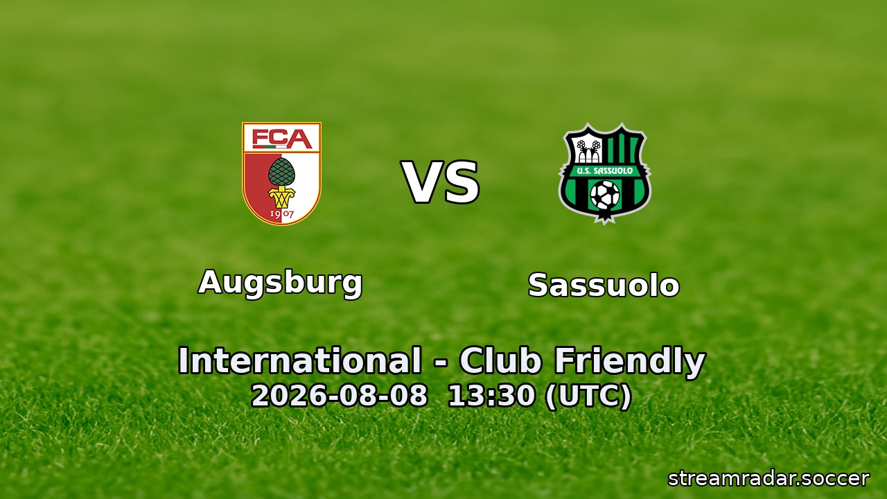 Augsburg vs Sassuolo
