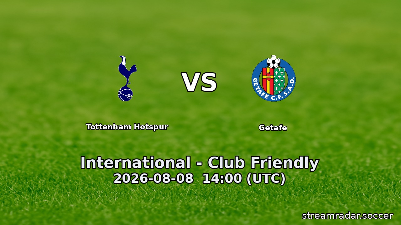 Tottenham Hotspur vs Getafe