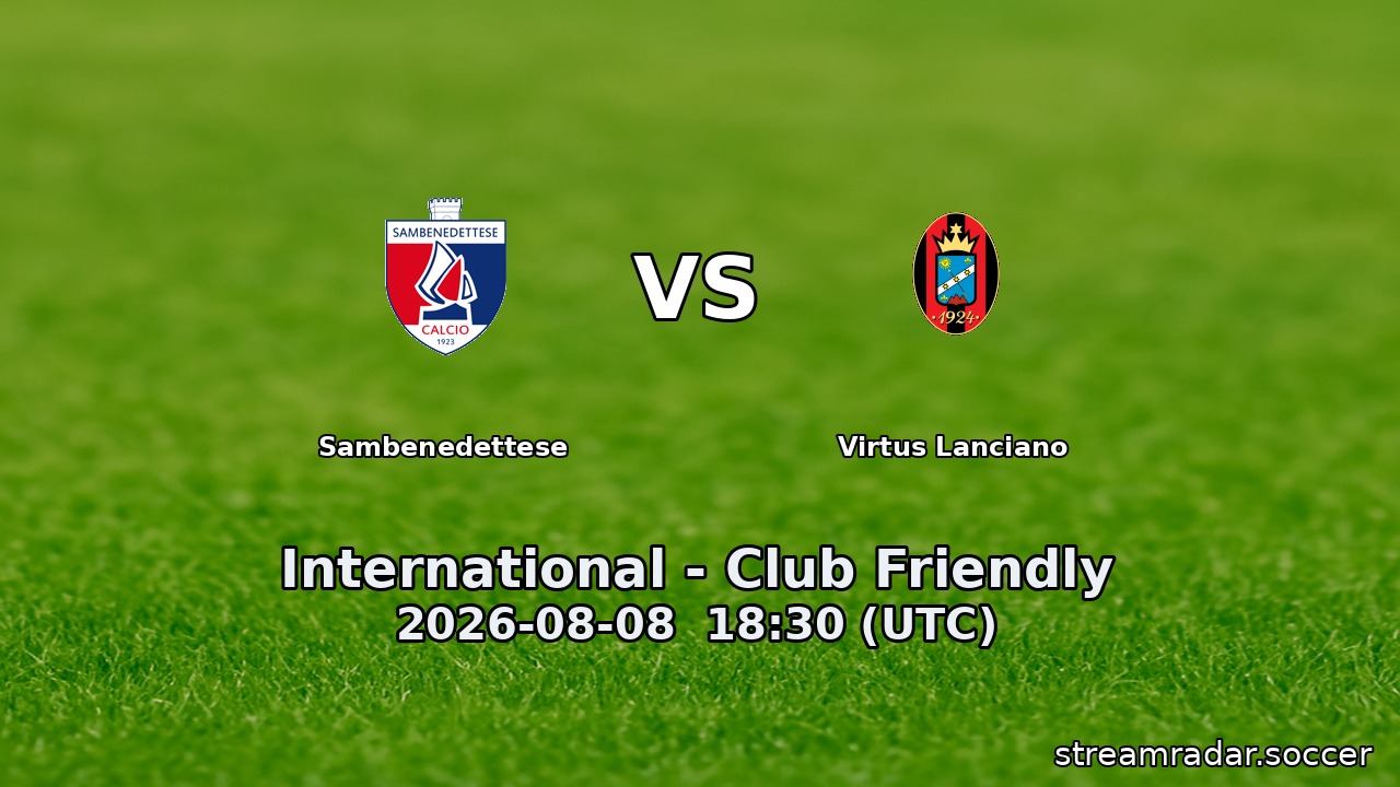Sambenedettese vs Virtus Lanciano