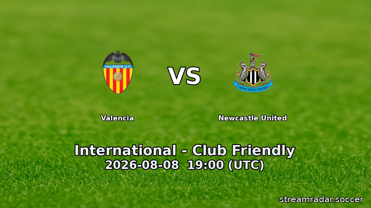 Valencia vs Newcastle United