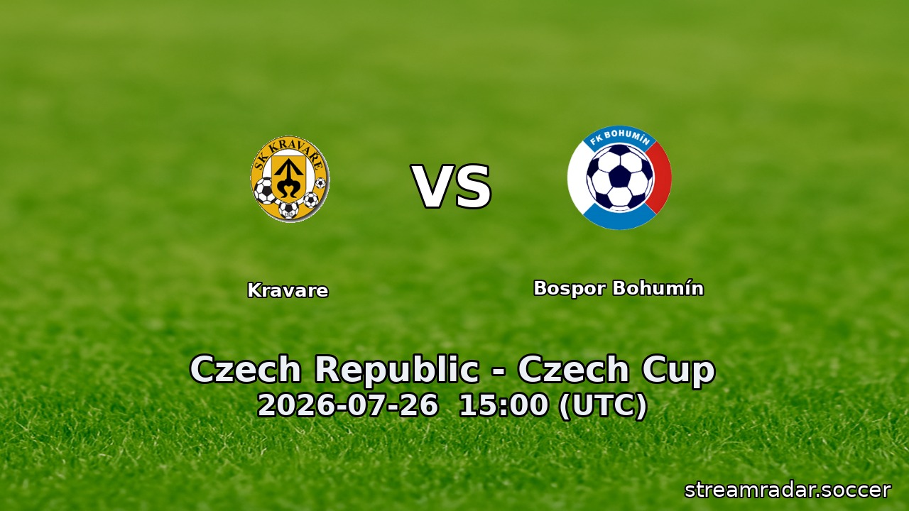 Kravare vs Bospor Bohumín