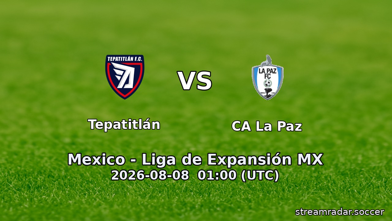 Tepatitlán vs CA La Paz