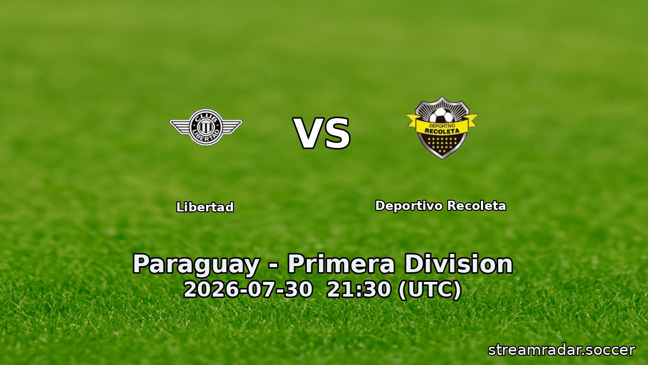 Libertad vs Deportivo Recoleta