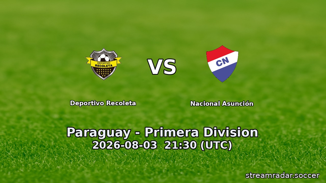 Deportivo Recoleta vs Nacional Asunción