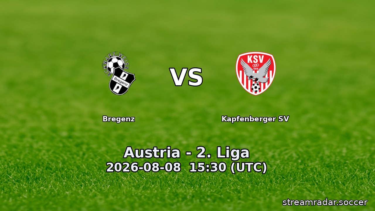 Bregenz vs Kapfenberger SV