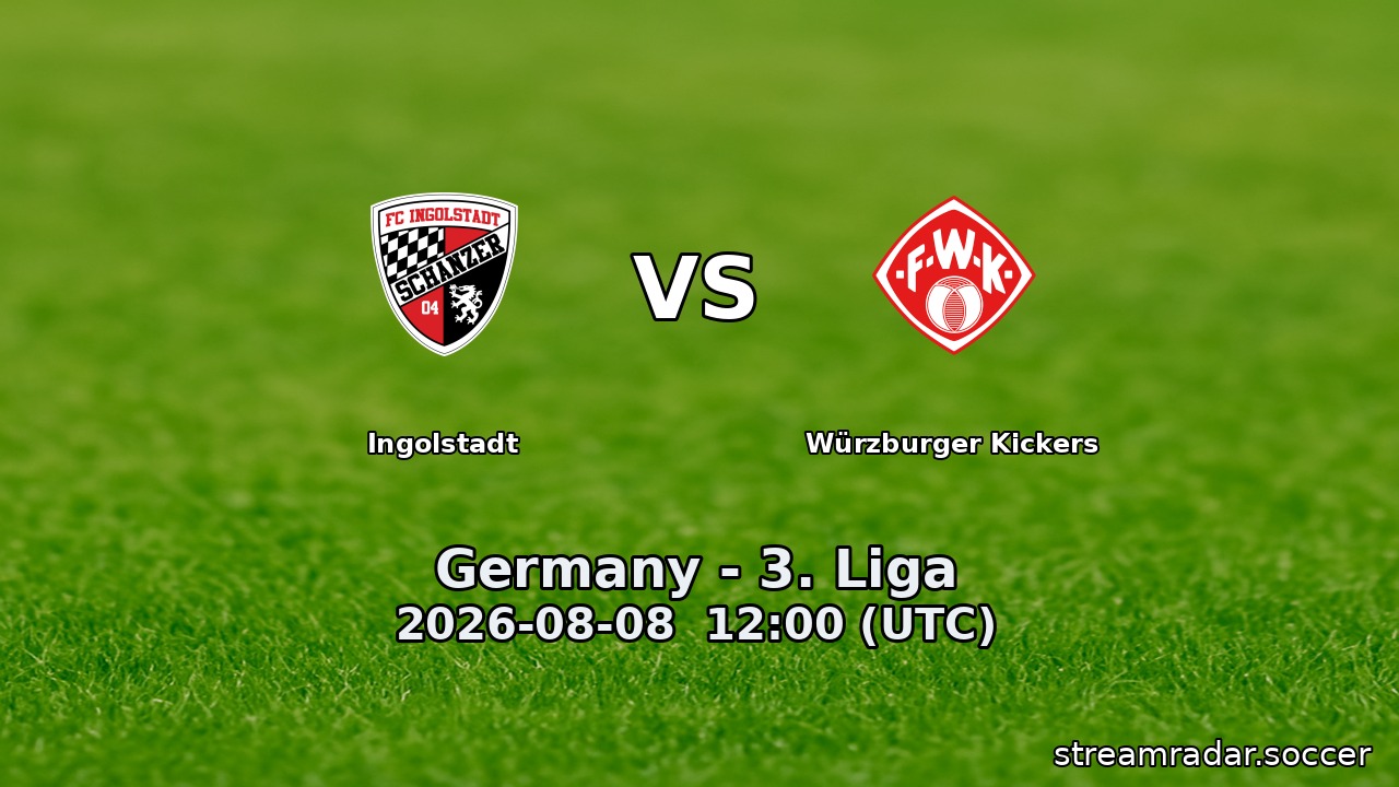 Ingolstadt vs Würzburger Kickers