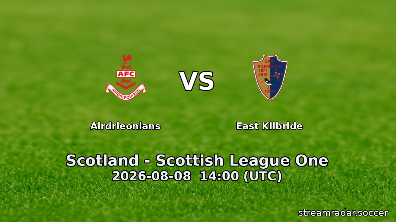 Airdrieonians vs East Kilbride