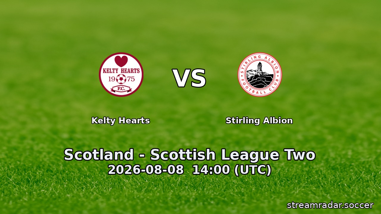 Kelty Hearts vs Stirling Albion