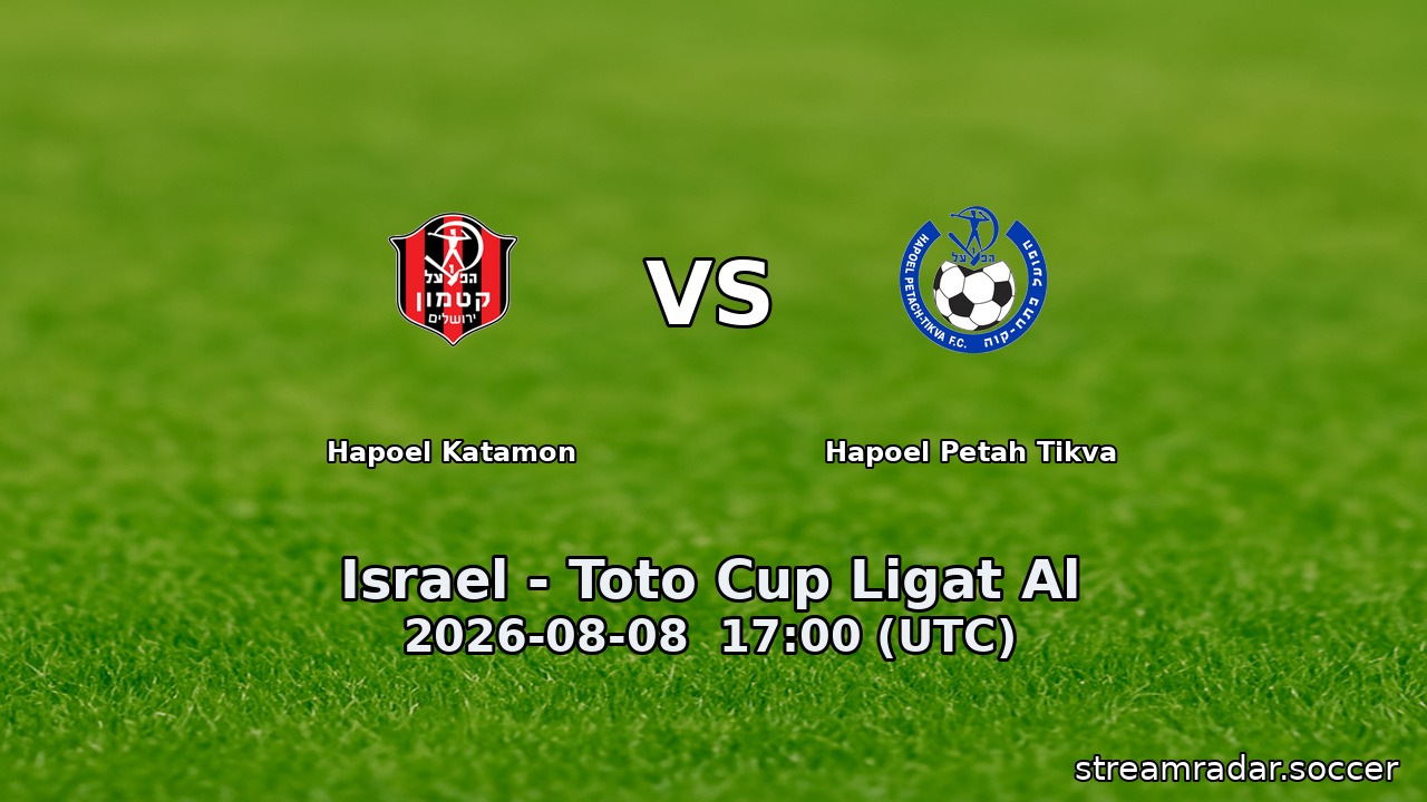 Hapoel Katamon vs Hapoel Petah Tikva