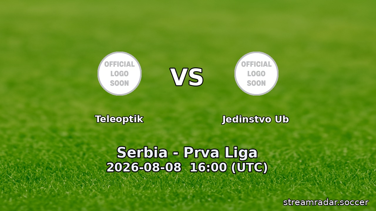 Teleoptik vs Jedinstvo Ub