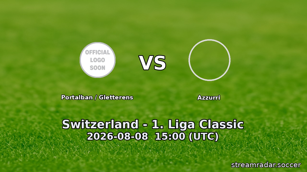 Portalban / Gletterens vs Azzurri