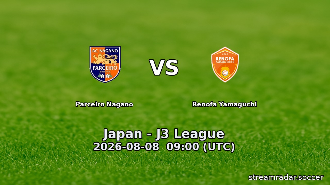 Parceiro Nagano vs Renofa Yamaguchi