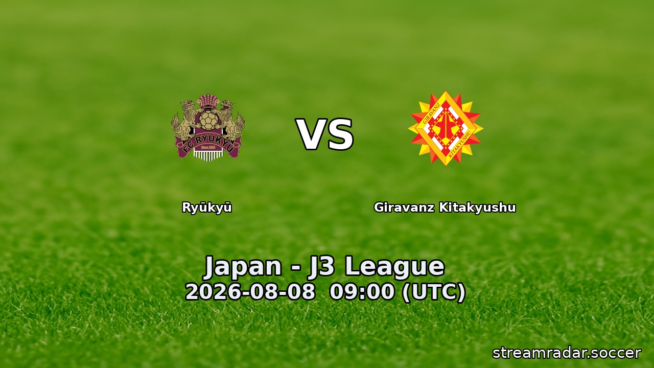 Ryūkyū vs Giravanz Kitakyushu