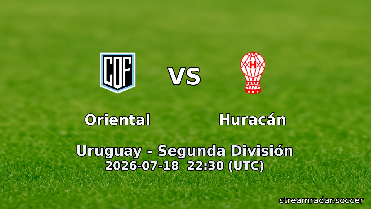 Oriental vs Huracán