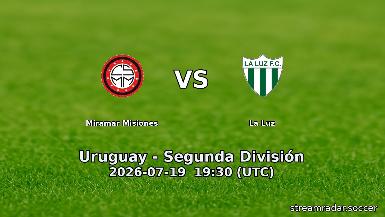 Miramar Misiones vs La Luz