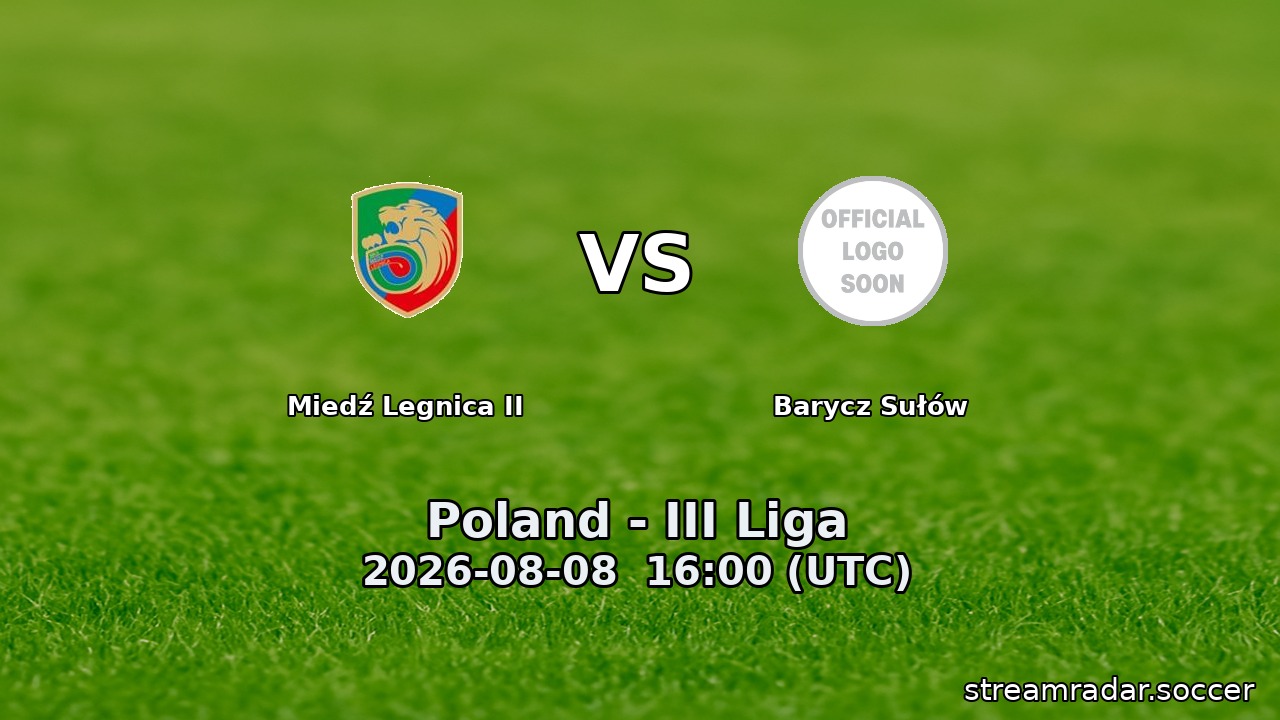 Miedź Legnica II vs Barycz Sułów
