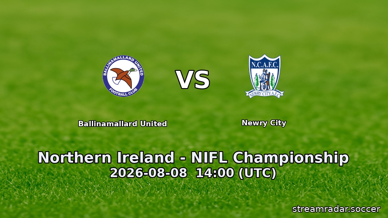 Ballinamallard United vs Newry City