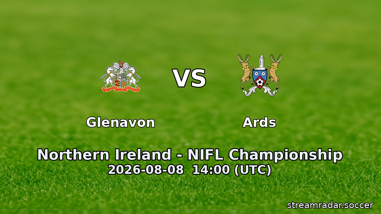 Glenavon vs Ards
