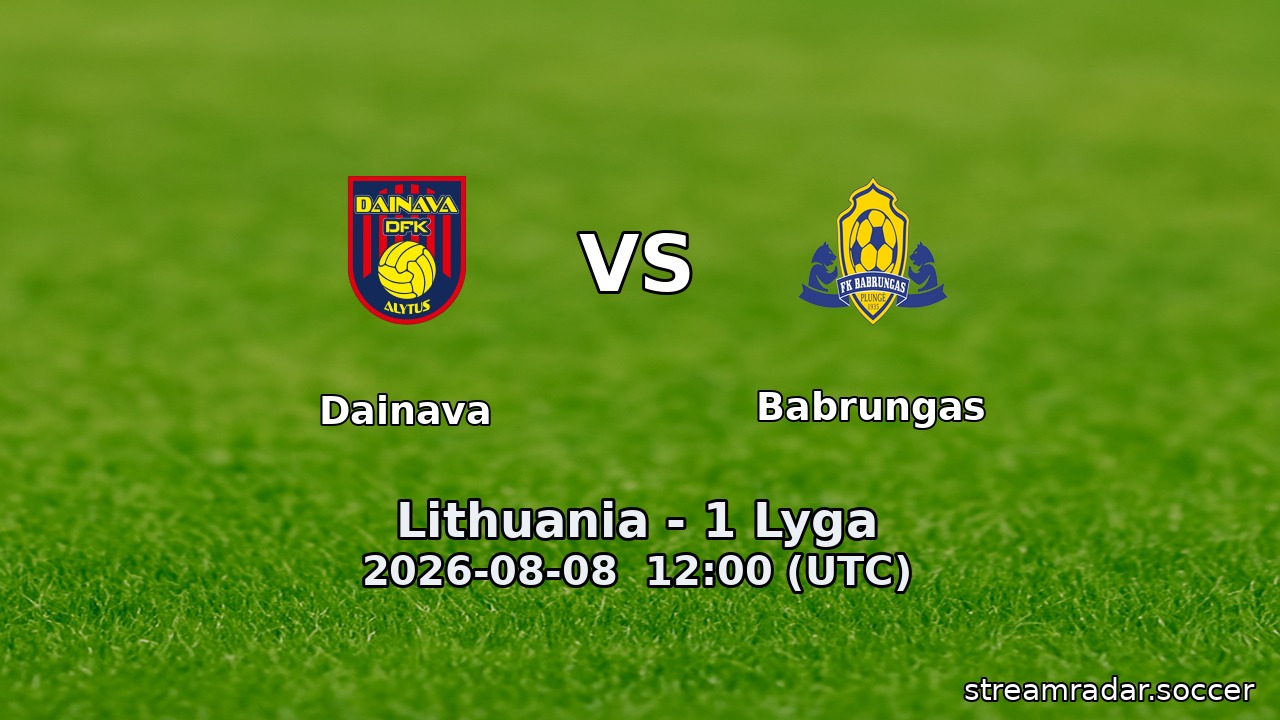 Dainava vs Babrungas